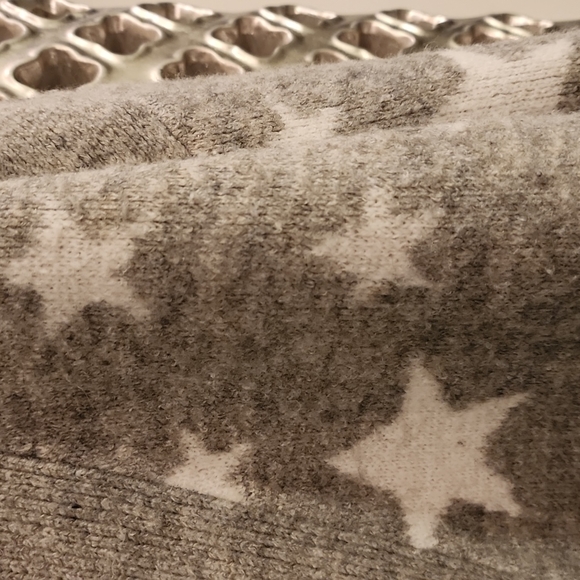 Cardigan Grey with White Stars S/M - Picture 5 of 8